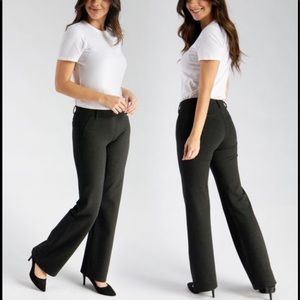 BetaBrand Yoga Career Bootcut Charcoal Pants M